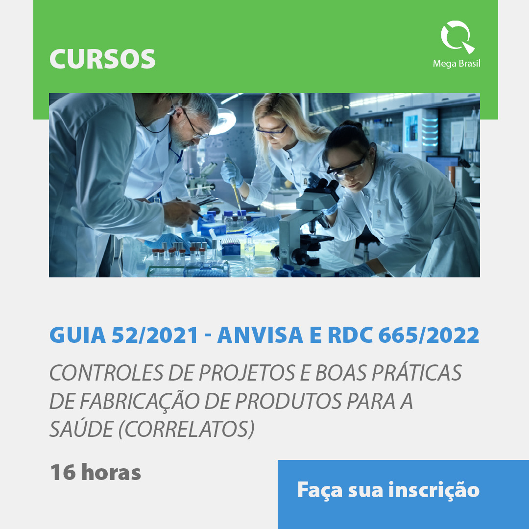 Guia N 522021 E Rdc 6652022 Anvisa Controles De Projetos E Boas Práticas De Fabricação De 2194